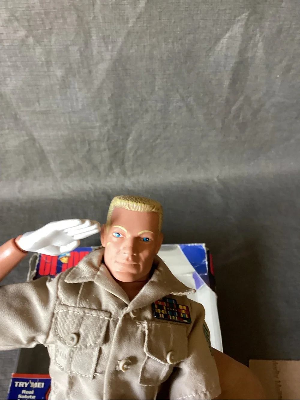 G.I. Joe Millennium Salute Figure - Tan Shirt, Blue Pants